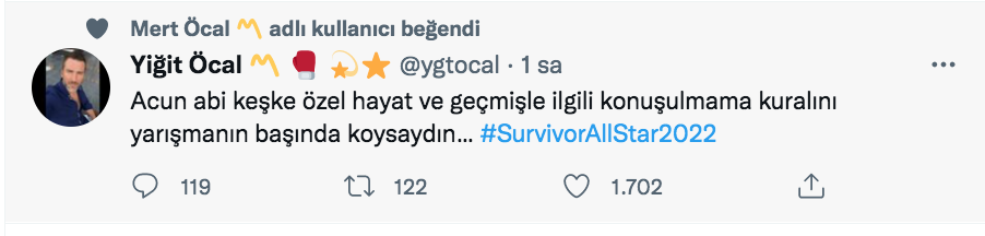 yigit ocal dan acun ilicali ya ozel hayat sitemi